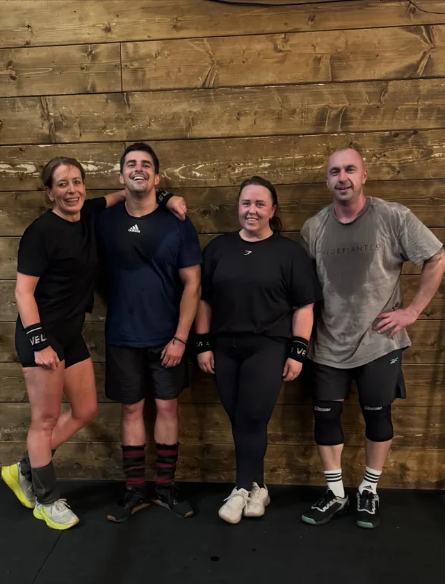 Glacier gym community group photograph 13